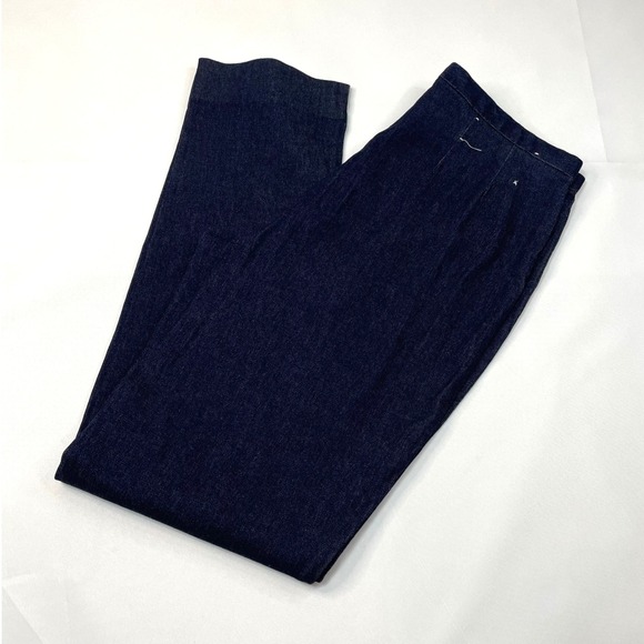 Dockers Denim - Dockers For Women Stretch Denim Pants Dark Wash Straight Leg Jeans Size 8